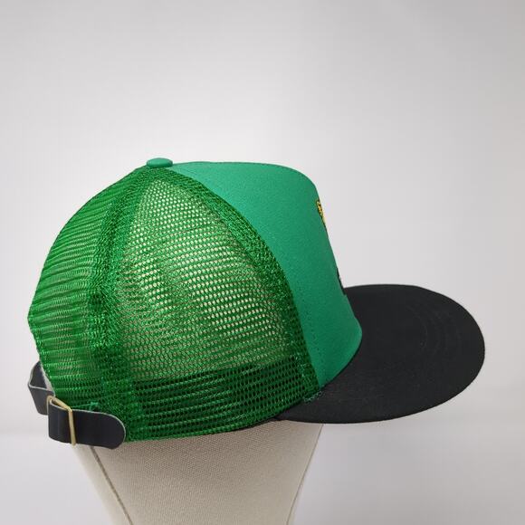 '90 The Beavers Slideback Trucker Hat Green OS Adjustable Cali-Fame Vintage - Picture 5 of 9